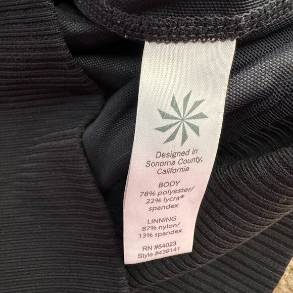 Athleta Jacket Womens‎ S Bombtastic Floral Watercolor Bomber Banded Lightweight - Picture 4 of 8